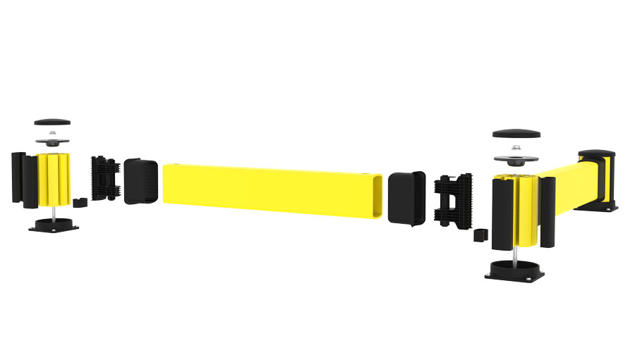 Axelent インパクトバリア フォークリフトガード