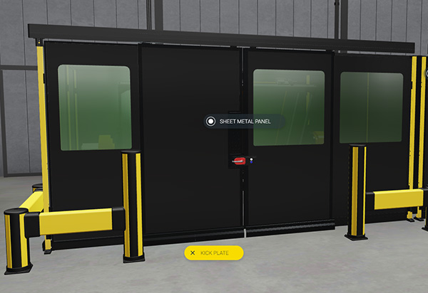 アクセレントのエクスペリエンスで、キックプレートをご覧いただけるようになりました  