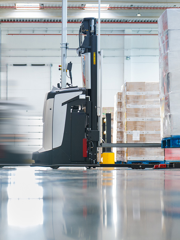 Industrial mobile robots (IMRs) feature presence-sensors that will prevent accidents