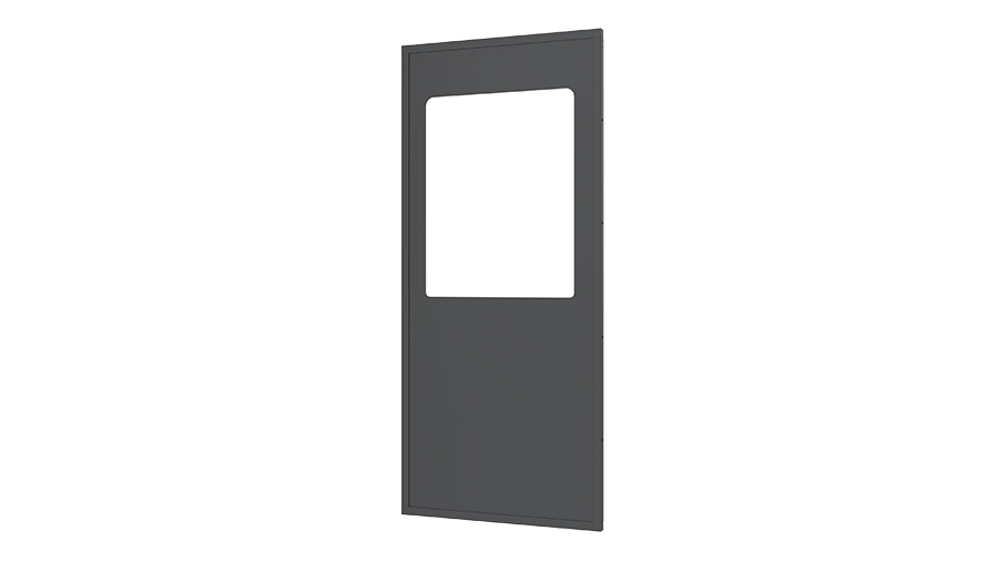 窓付きシートメタルパネル