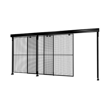 X-Store 2.0 double sliding door with 2-step rail X-Store 2.0 double sliding door with 2-step rail