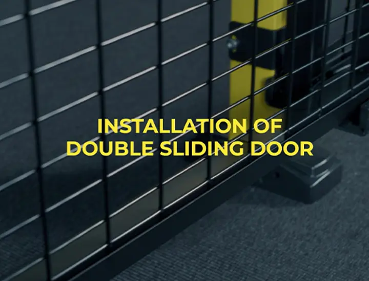 Double Sliding Door – The perfect choice for operation in two locations  Double Sliding Door – The perfect choice for operation in two locations