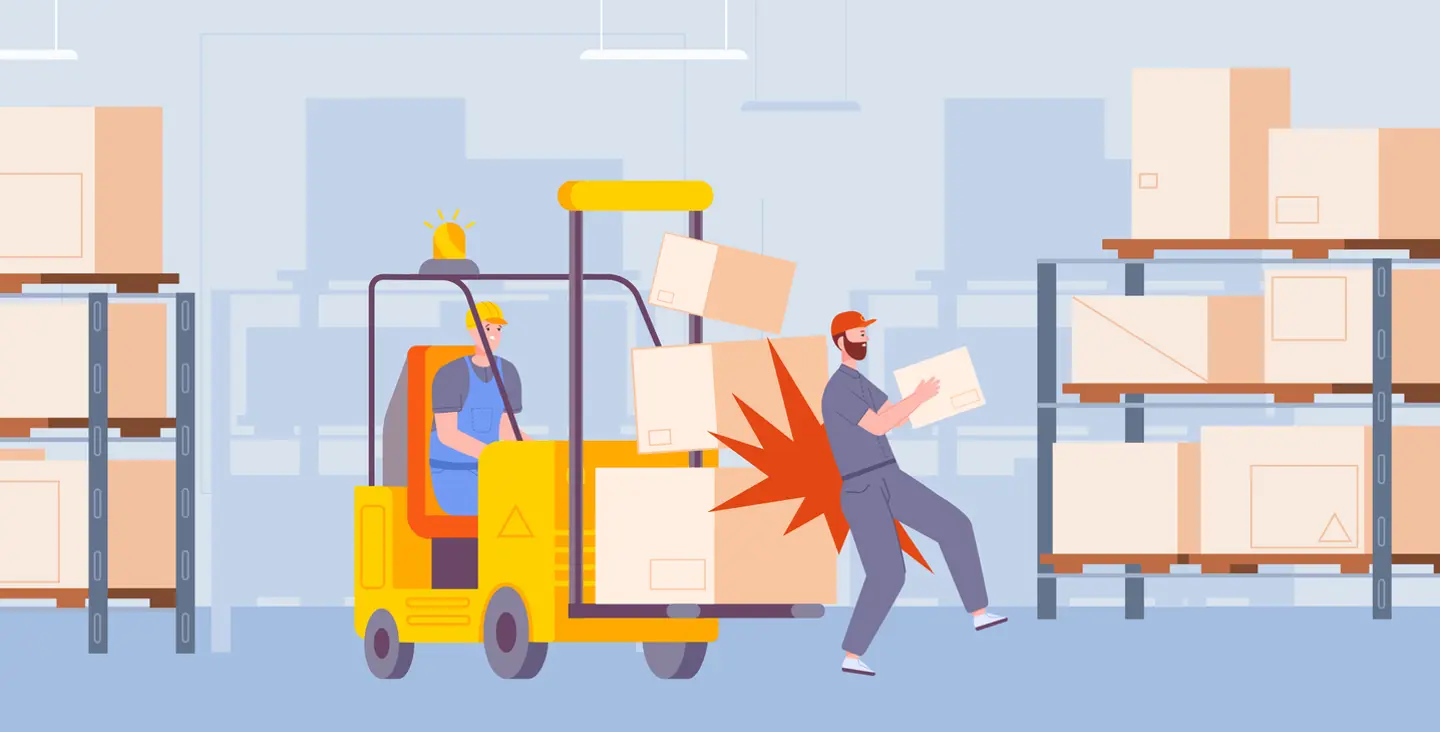 フォークリフト事故