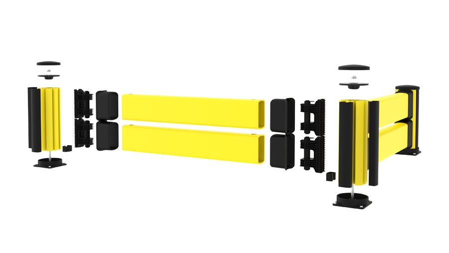 ダブルインパクトバリア・フォークリフトガード