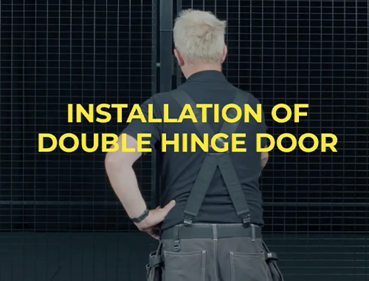 Double Hinge Door – Suitable for passage with wide goods  Double Hinge Door – Suitable for passage with wide goods