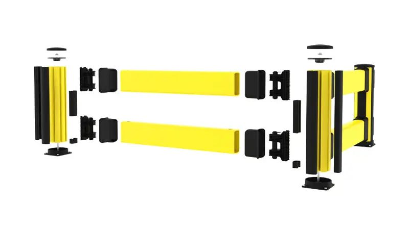 ダブルインパクトバリア・フォークリフトガード